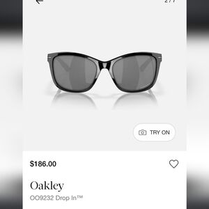 Oakley Women’s Drop In Polarized Sunglasses Black 009232